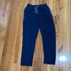 Navy Blue Figs Scrub Bottoms